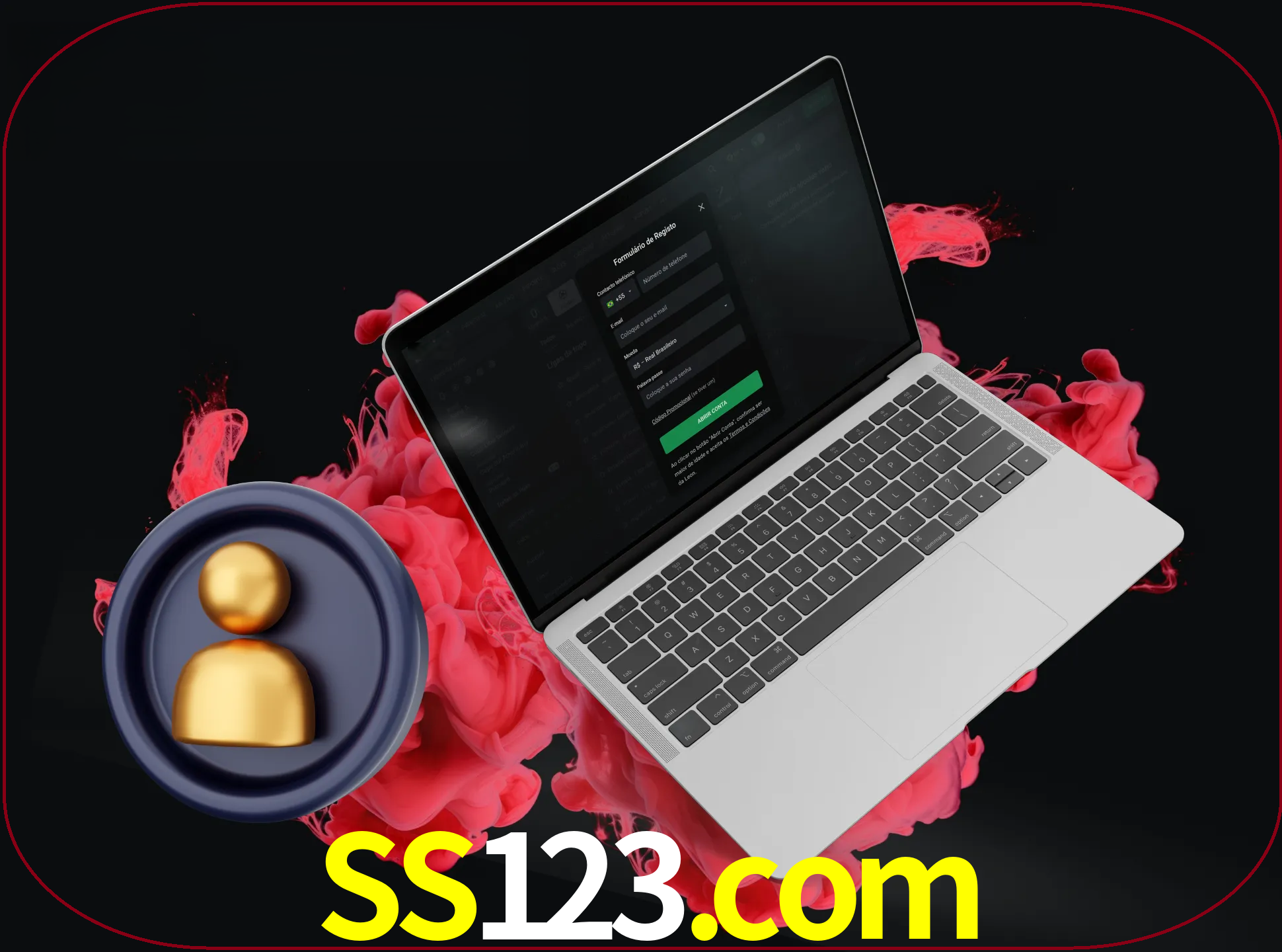 No cabeçalho do site ss123, clique no botão que o levará a um formulário especial onde terá de introduzir as suas informações actuais.